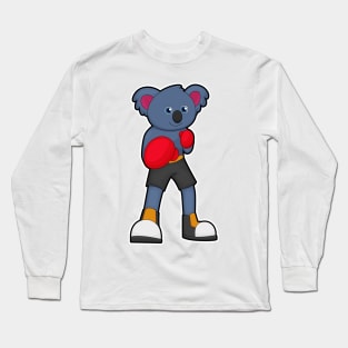 Koala at Boxing with Boxing gloves Long Sleeve T-Shirt